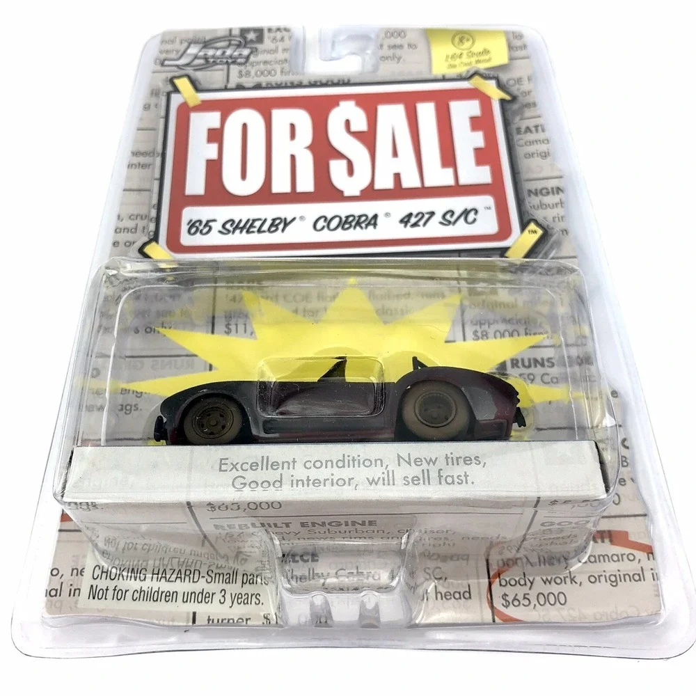 Jada Toys For Sale 1965 '65 Shelby‎ Cobra 427 S/C Red Diecast 1/64 Scale